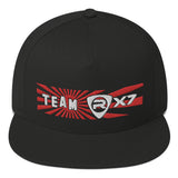 Team RX7 Flat Bill Snapback Hat