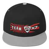 Team RX7 Flat Bill Snapback Hat