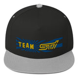 Team STI Flat Bill Snapback Hat