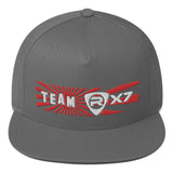 Team RX7 Flat Bill Snapback Hat