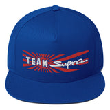 Team Supra Flat Bill Snapback Hat