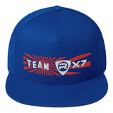 Team RX7 Flat Bill Snapback Hat