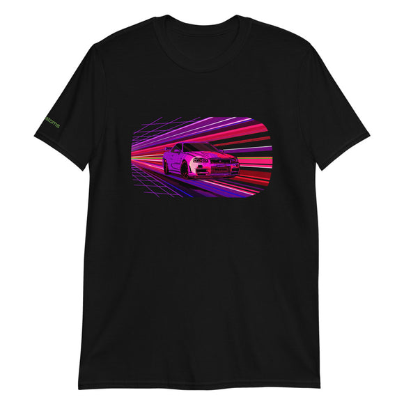 Retro R34 Skyline Short-Sleeve Unisex T-Shirt