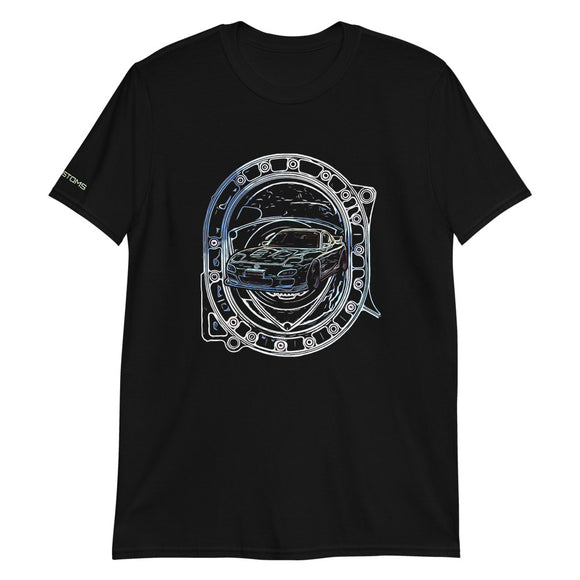 RX7 Rotary Blueprint Short-Sleeve Unisex T-Shirt