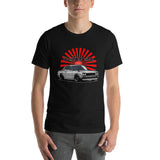 Hakosuka C10 Skyline JDM Rising Sun Short-Sleeve Unisex T-Shirt